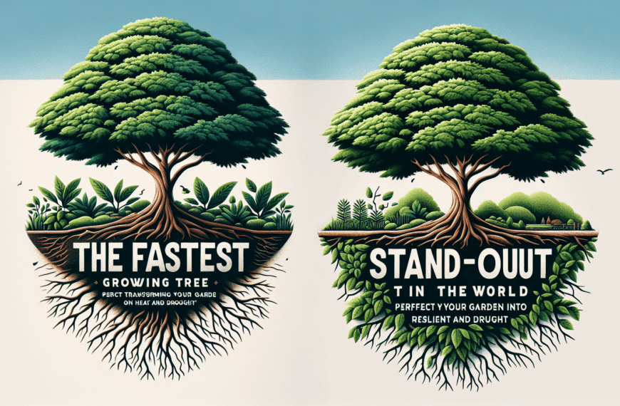 Transforma Tu Jardín: Descubre el Árbol Más Rápido y Resistente al Calor y la Sequía