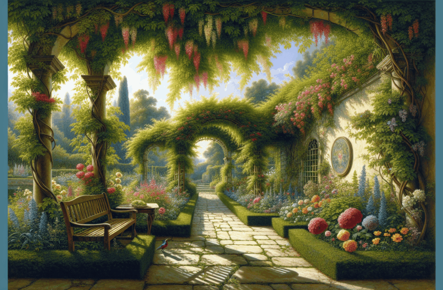 El Encanto de las Enredaderas: Jardines con un Toque de Elegancia Natural