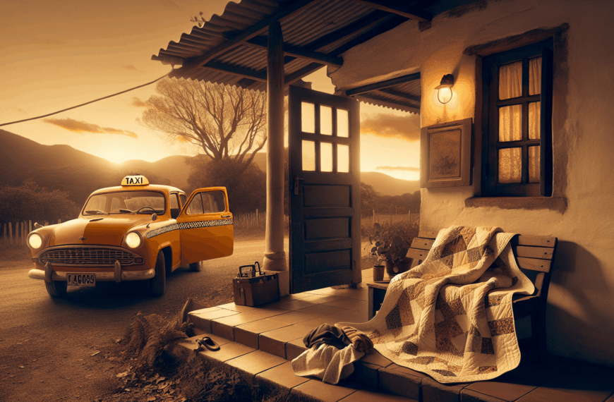 El Taxi en la Puerta: Una Colcha por Alisar y un Viaje por Comenzar