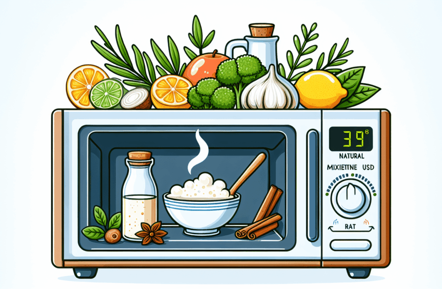 Limpia y Refresca Tu Microondas con Esta Solución Natural Efectiva