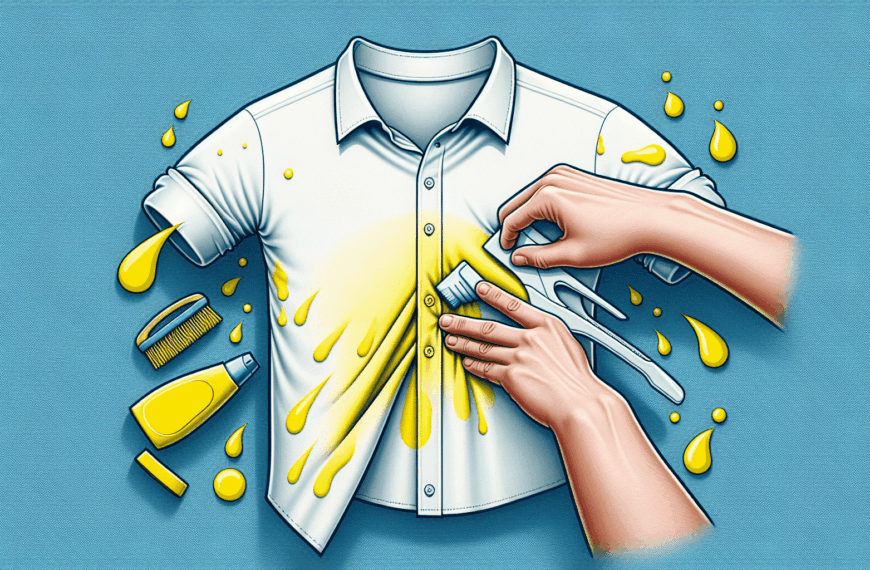 Restaura la Blancura: Cómo Eliminar Manchas Amarillas de las Axilas de tu Ropa