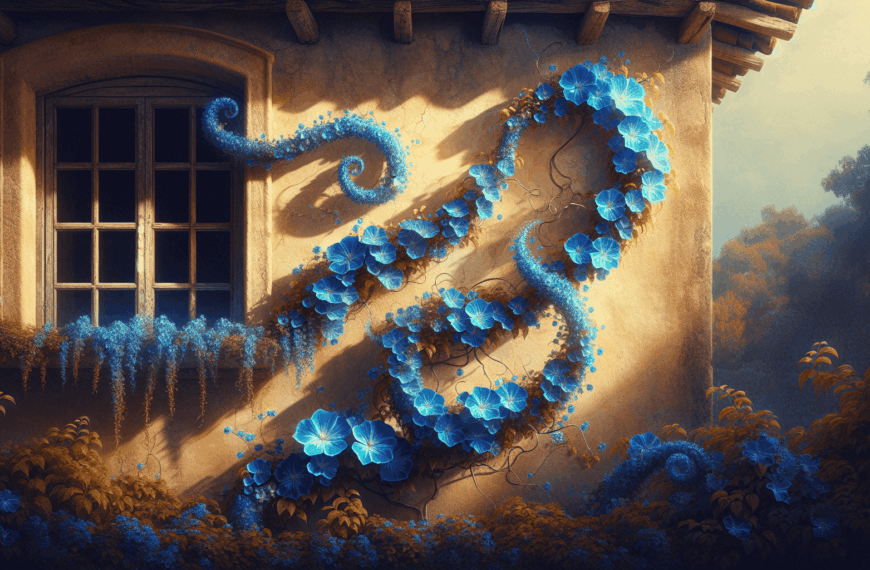 Encanto Azul: La Planta Trepadora que Ilumina y Decora tus Espacios
