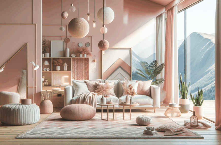 Encanto Escandinavo: Transformando Apartamentos Suecos con el Toque Mágico del Rosa