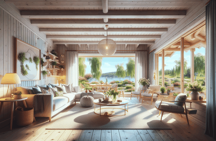 Verano Sueco: Frescura y Confort en tu Refugio Vacacional