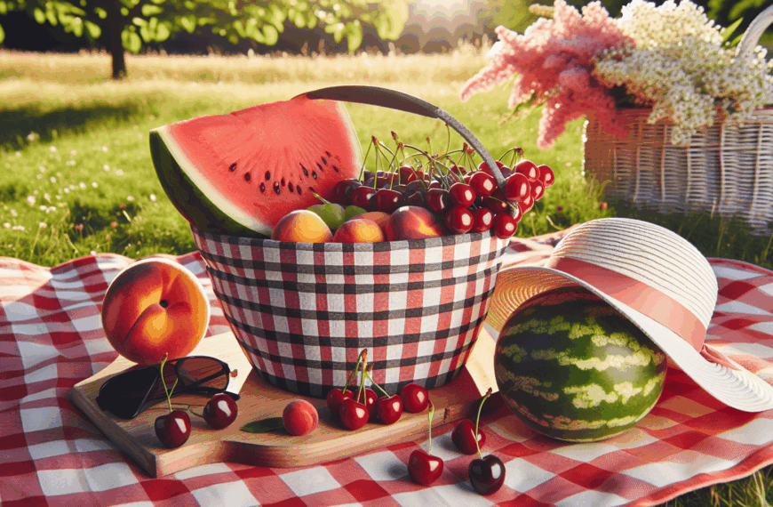 Estilo y Funcionalidad: El Accesorio Ideal para Disfrutar de tus Frutas y Picnics de Verano
