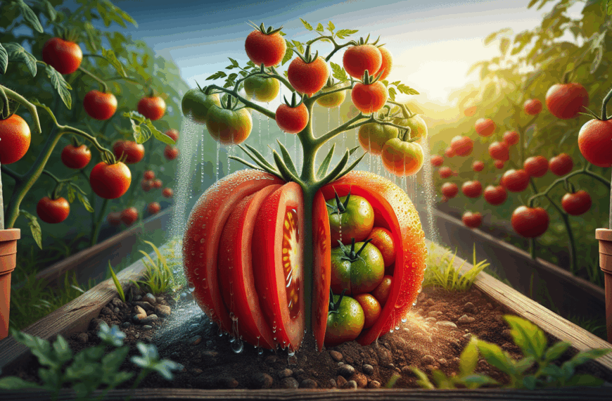 Evita las Grietas en tus Tomates con Este Consejo de Riego Efectivo