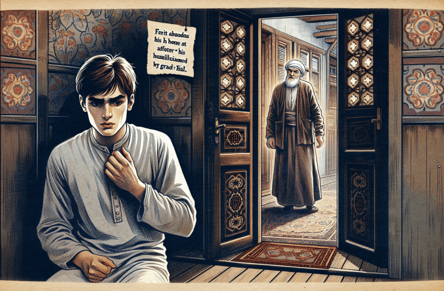 Ferit abandona su hogar tras ser humillado por su abuelo Halis