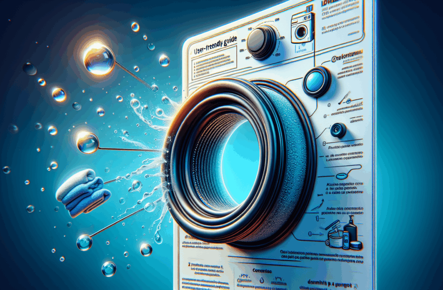 Guía Completa para Mantener la Goma de tu Lavadora Limpia y Libre de Olores