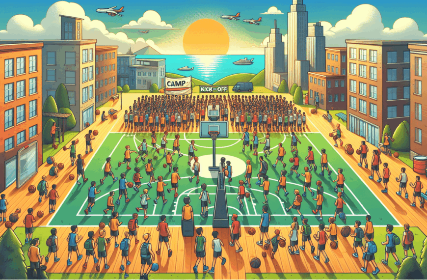 Inicio del campus de baloncesto con 200 jugadores listos para entrenar y disfrutar del deporte este verano