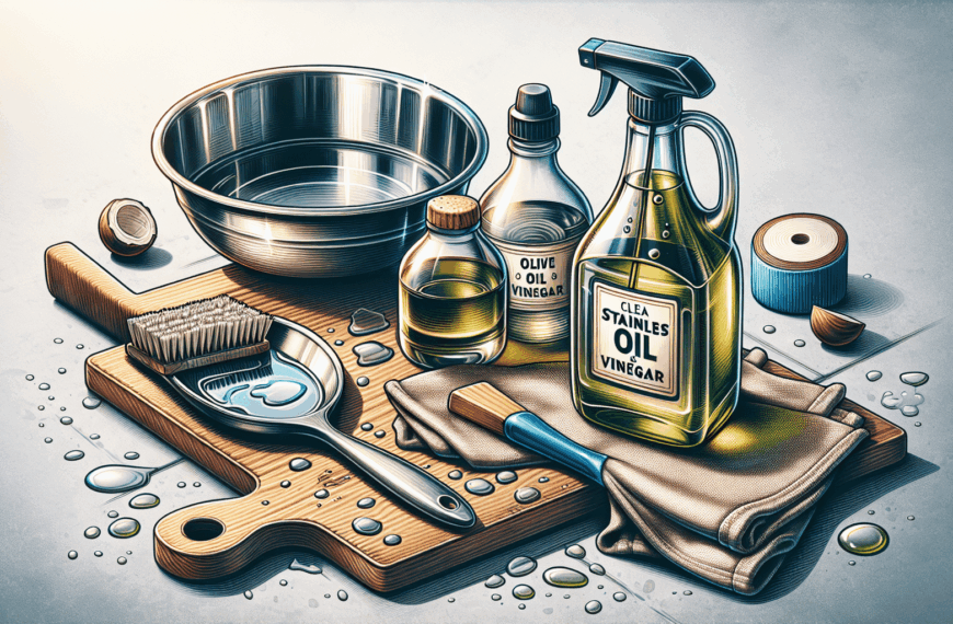 El Secreto Definitivo: Limpieza del Acero Inoxidable con Aceite de Oliva y Vinagre de Mercadona