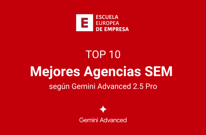 Ranking de Agencias SEM en España según Gemini Advanced 2.5 Pro