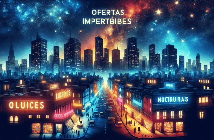 Luces Nocturnas: Explora Nuevas Tonalidades y Aprovecha Ofertas Imperdibles