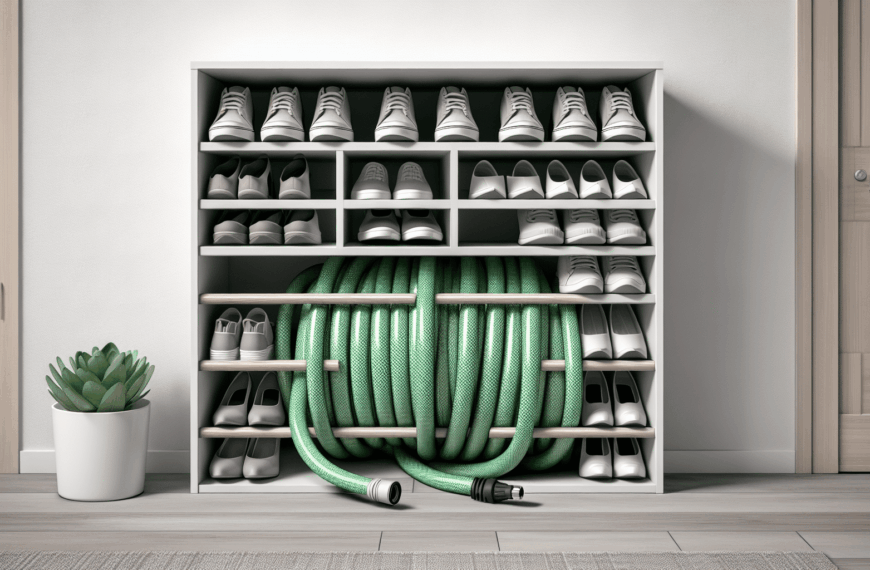 Transforma un Zapatero de Ikea en un Ingenioso Ocultador de Mangueras del Jardín