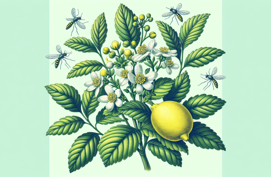 Planta Perenne: Aroma a Limón que Refresca y Expulsa Mosquitos