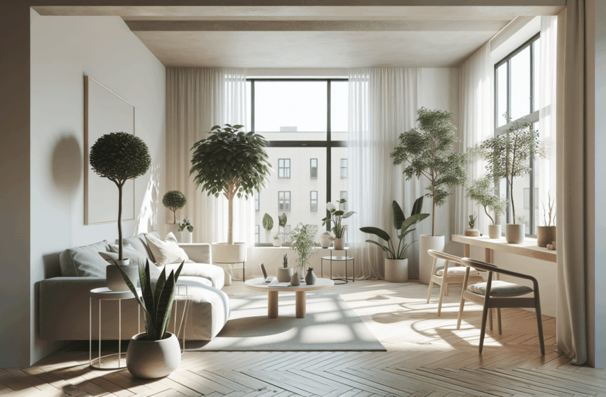 Verde Minimalista: La Esencia del Diseño Nórdico en 51,8 m²