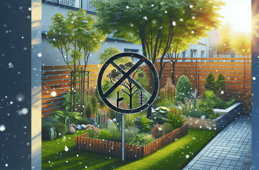 Nueva Normativa: Restricción para Plantar Árboles cerca de Jardines