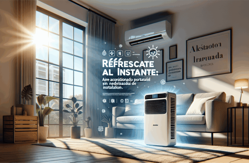 Refréscate al Instante: Aire Acondicionado Portátil Sin Necesidad de Instalación en Leroy Merlin