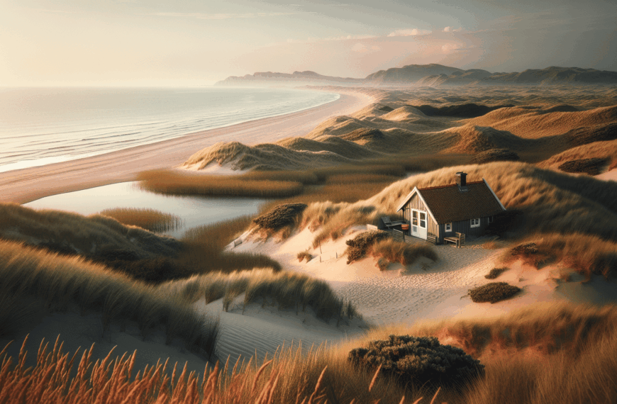 Retiro Sereno en las Dunas del Mar del Norte: Estilo y Naturaleza en Dinamarca