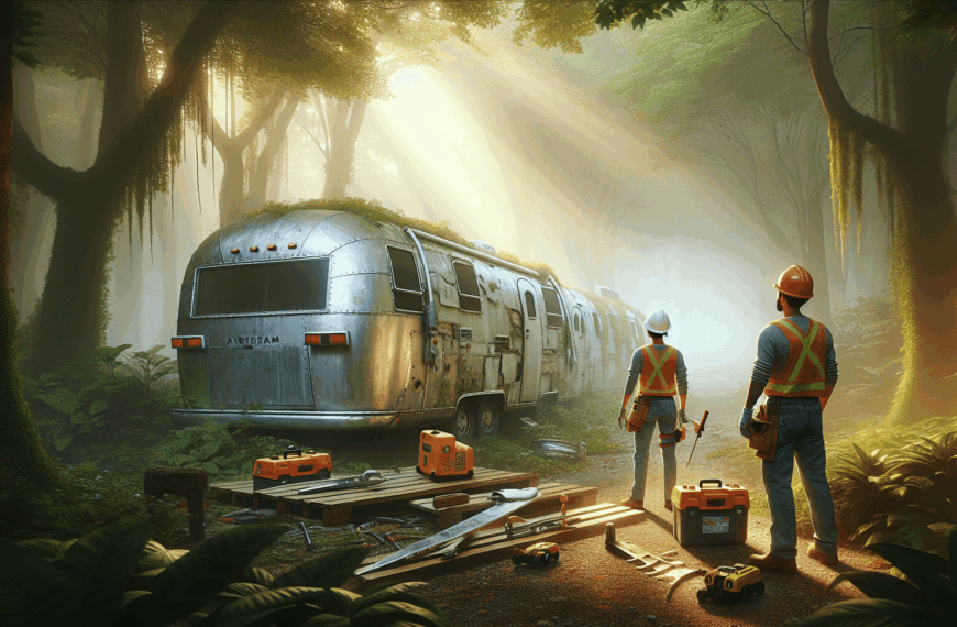 Renovación Épica: Rescatando una Airstream Olvidada Durante Medio Siglo