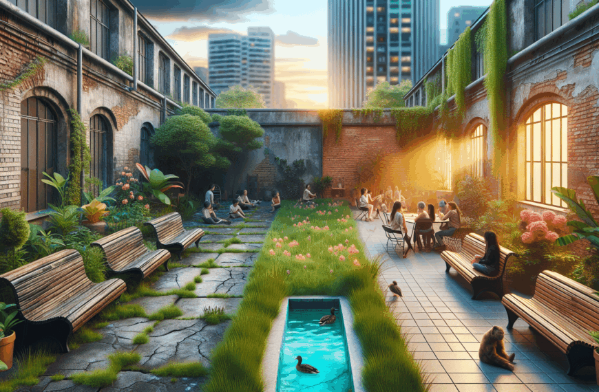 Renovación Transformadora: Del Patio Oscuro al Oasis Urbano Vibrante