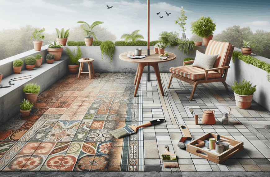 Renueva Tu Terraza: Ideas Innovadoras para Disimular Suelos Anticuados