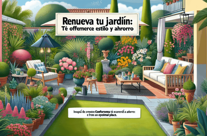 Renueva tu Jardín: Conforama Te Ofrece Estilo y Ahorro