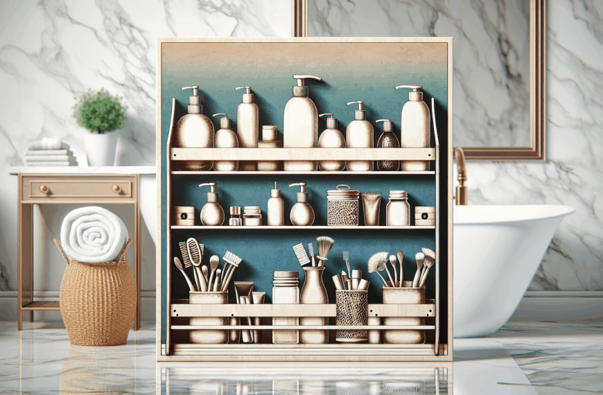 Crea Tu Propio Organizador de Dos Niveles para el Cuarto de Baño: Recicla y Reinventa