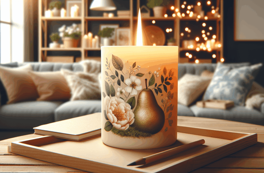 Revitaliza Tu Espacio: La Vela de Peonía, Pera y Musgo que Transformará Tu Hogar