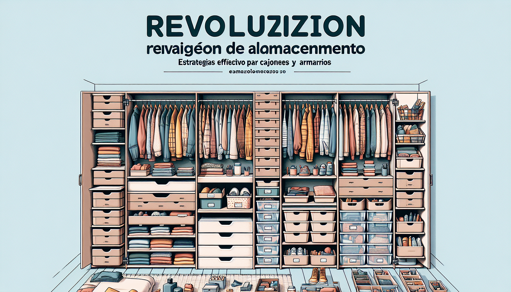 Revolución del Almacenamiento: Estrategias Efectivas para Optimizar Cajones y Armarios