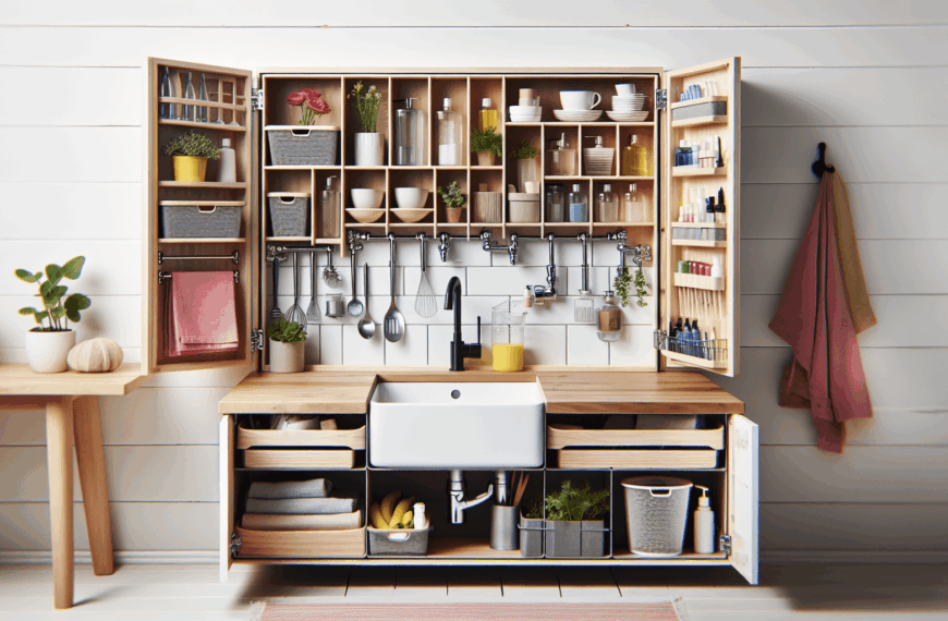 Organización Ingeniosa: Cómo Optimizar el Espacio Bajo el Fregadero