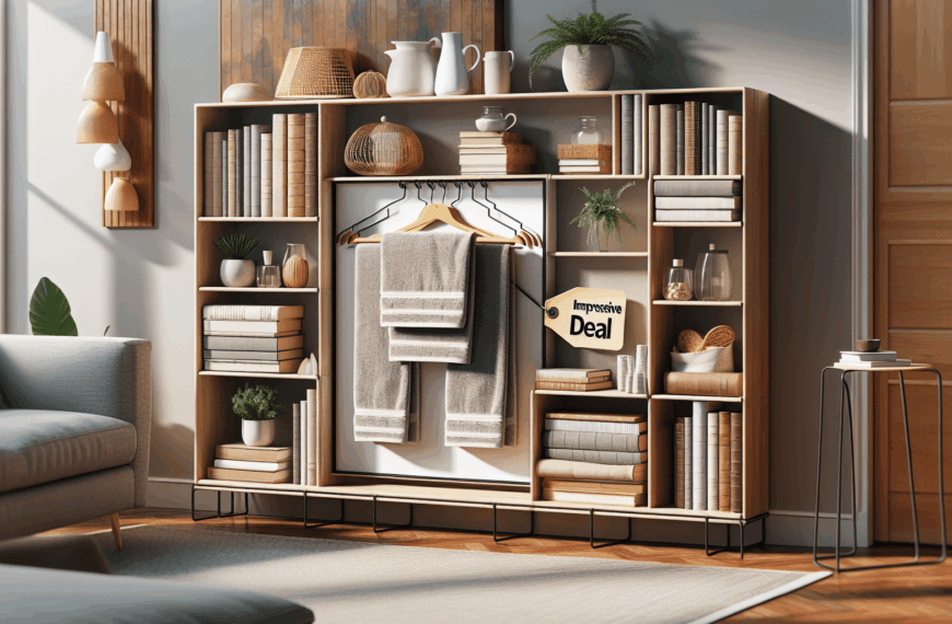 Transforma Tu Espacio: Estantería Multifuncional con Toallero a un Precio Impresionante