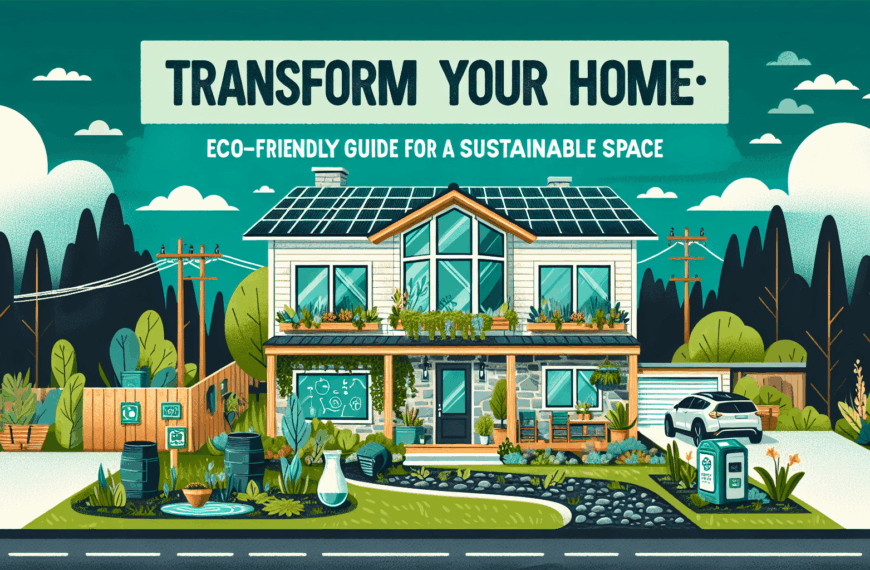 Transforma Tu Hogar: Guía Ecológica para un Espacio Sostenible