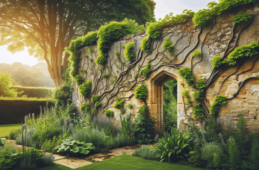 Transforma Tu Jardín: Decora Muros Desgastados con Esta Planta Trepadora de Crecimiento Rápido