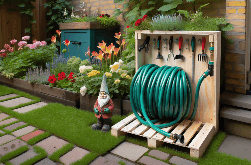 Transforma Tu Jardín: Oculta la Manguera con un Creativo Zapatero de Ikea