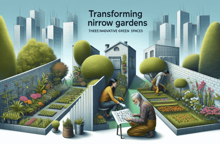 Transformando Jardines Estrechos: Tres Espacios Verdes Innovadores
