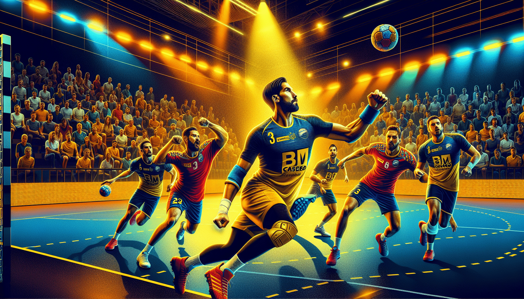 Últimos detalles para el BM Caserío antes de su debut en la temporada 2023-2024 del balonmano nacional.