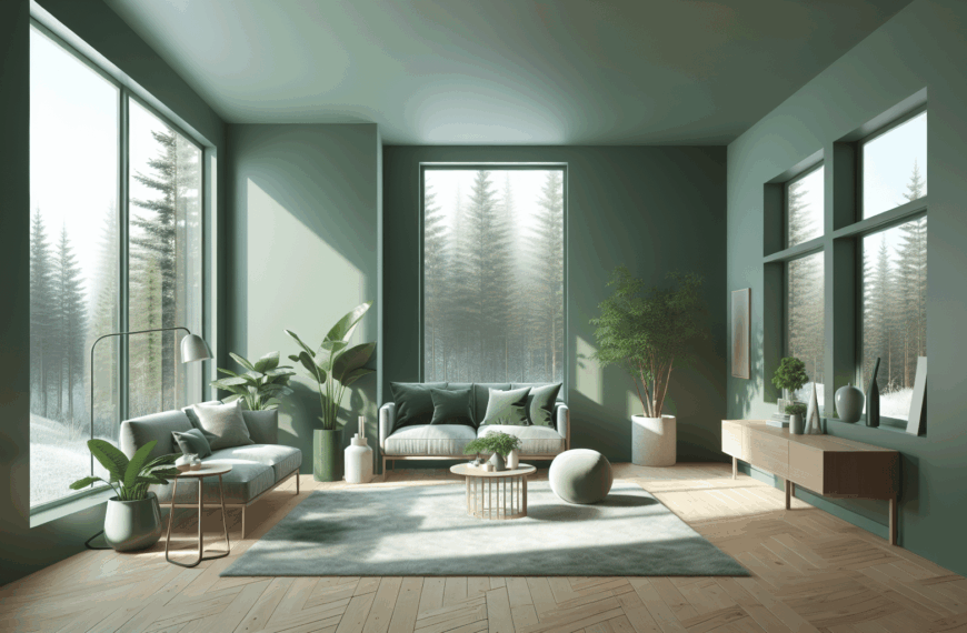 Verde Minimalista: Renueva tu Estilo Nórdico en 51,8 m²