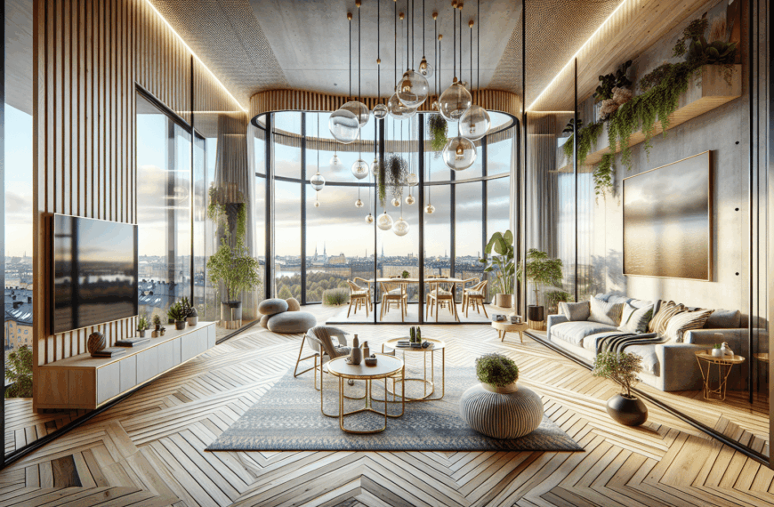 Impresionante Apartamento en Estocolmo: Diseño Nórdico con Vistas Panorámicas