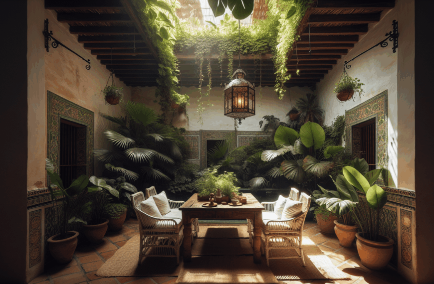 Descubre el Encanto de una Terraza Interior Oculta
