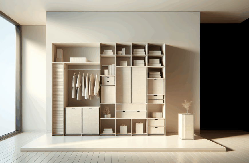 Minimalismo con Amplio Almacenamiento