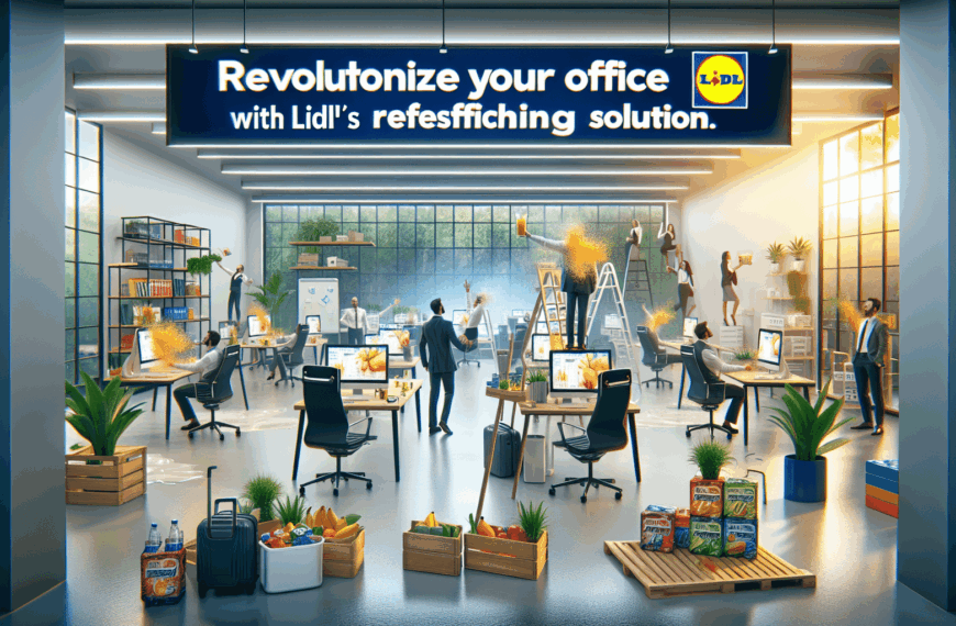 Revoluciona tu Oficina con la Solución Refrescante de Lidl
