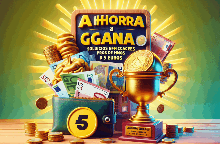 Ahorra y Gana: Soluciones Eficaces por Menos de 5 Euros
