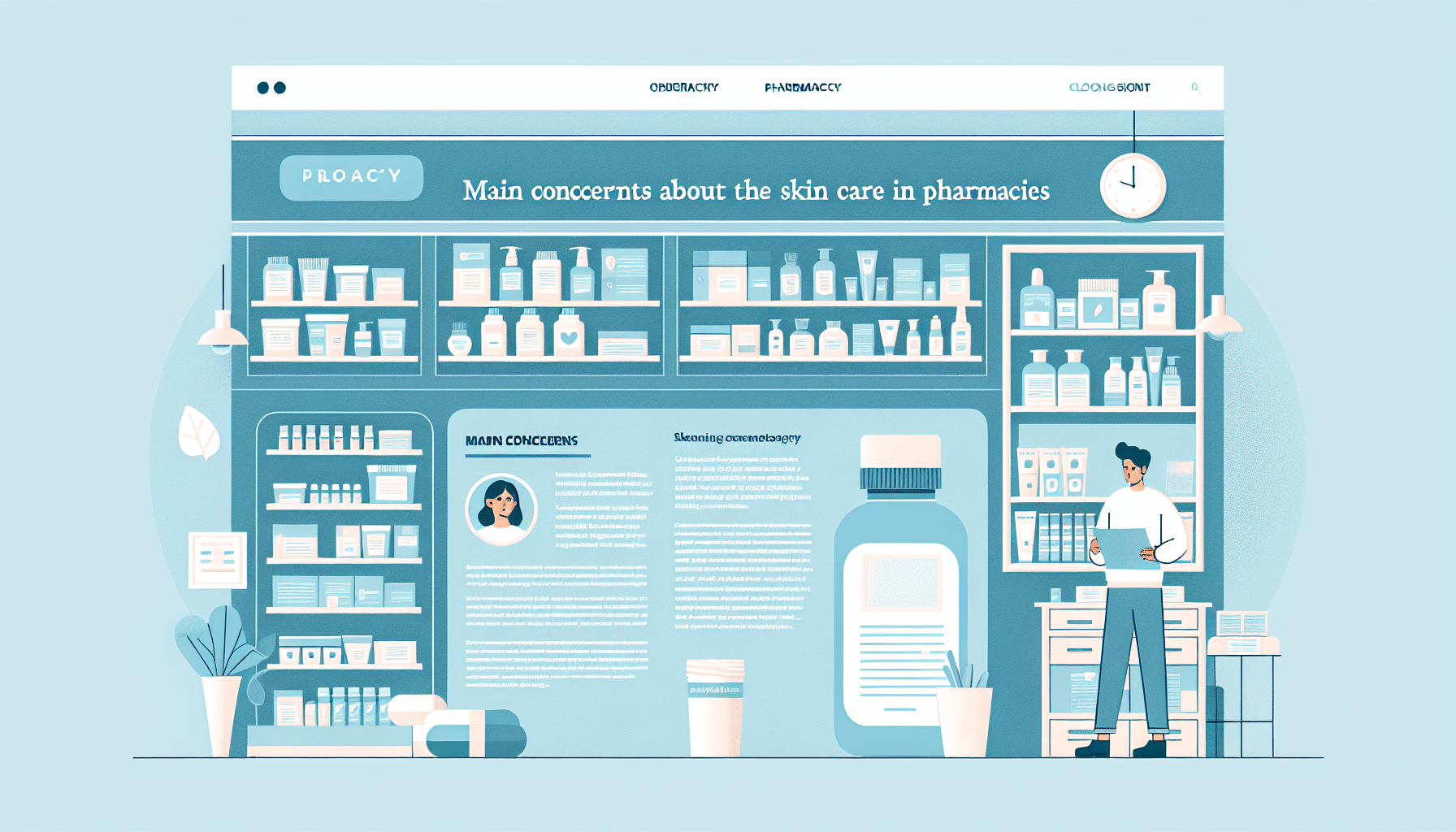 Principales Inquietudes sobre el Cuidado de la Piel en Farmacias