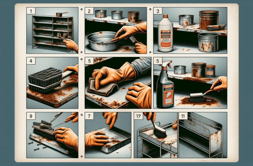 Guía Práctica: Cómo Quitar el Óxido de una Estantería de Metal Paso a Paso