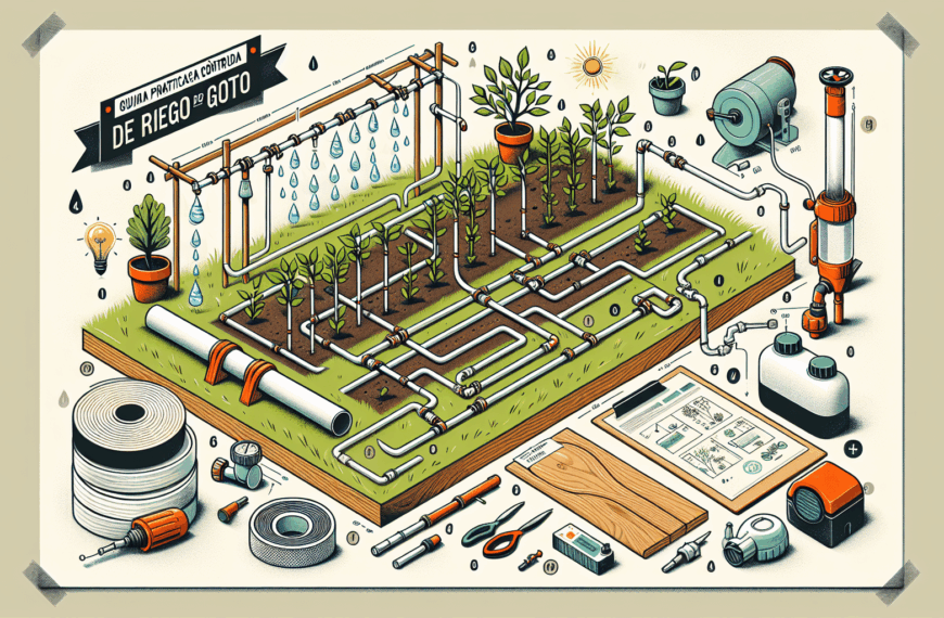 Guía Práctica para Construir tu Propio Sistema de Riego por Goteo