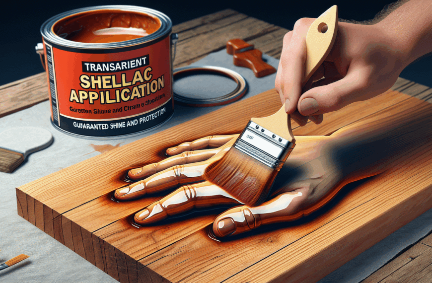 Aplicación de Shellac Transparente: Brillo y Protección Garantizada