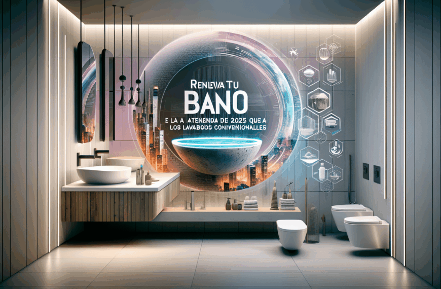 Renueva tu Baño: La Tendencia de 2025 que Superará a los Lavabos Convencionales