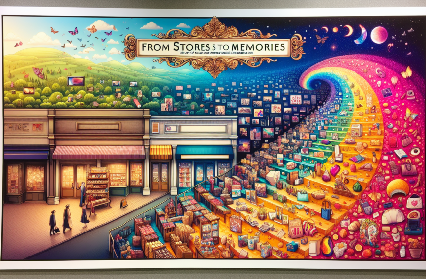 De Tiendas a Recuerdos: El Arte de Crear Experiencias Memorables