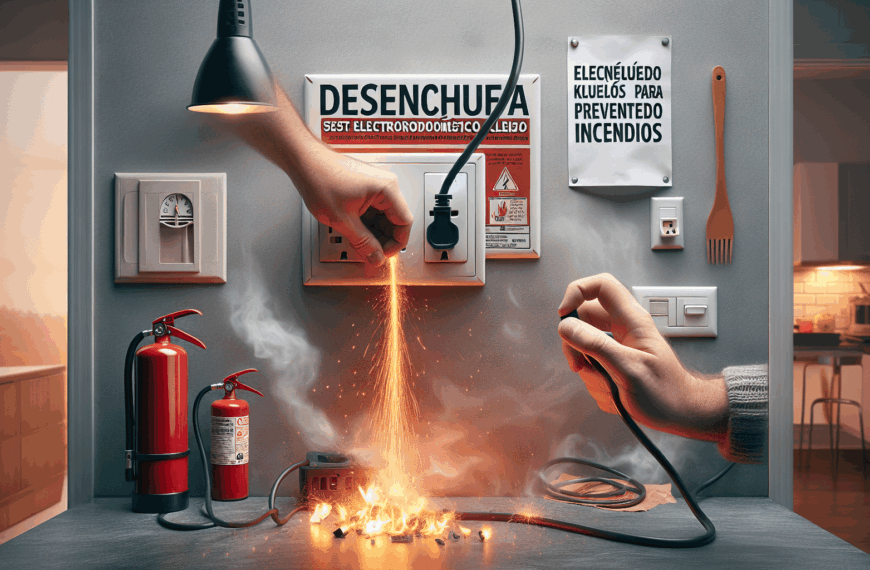 Desenchufa Este Electrodoméstico Clave para Prevenir Incendios