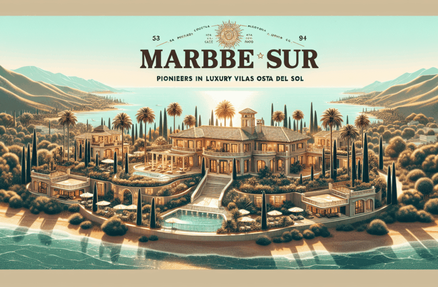 Marbesur: Pioneros en Villas de Lujo en la Costa del Sol
